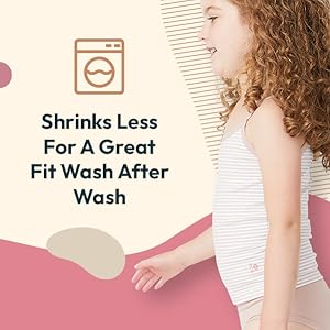 Feathers Girls and Toddler Undershirts - Kids Camisoles - Super Soft Cotton