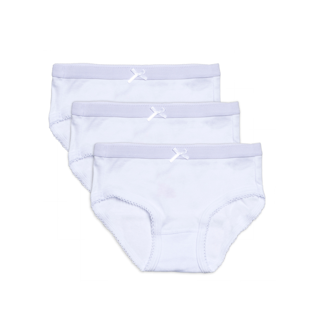 Solid White Briefs – Feathers USA